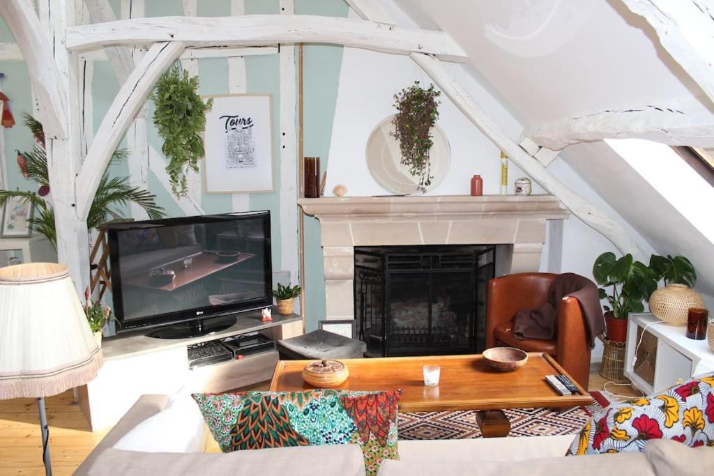 Charmant Appartement Vieux Tours Extérieur photo